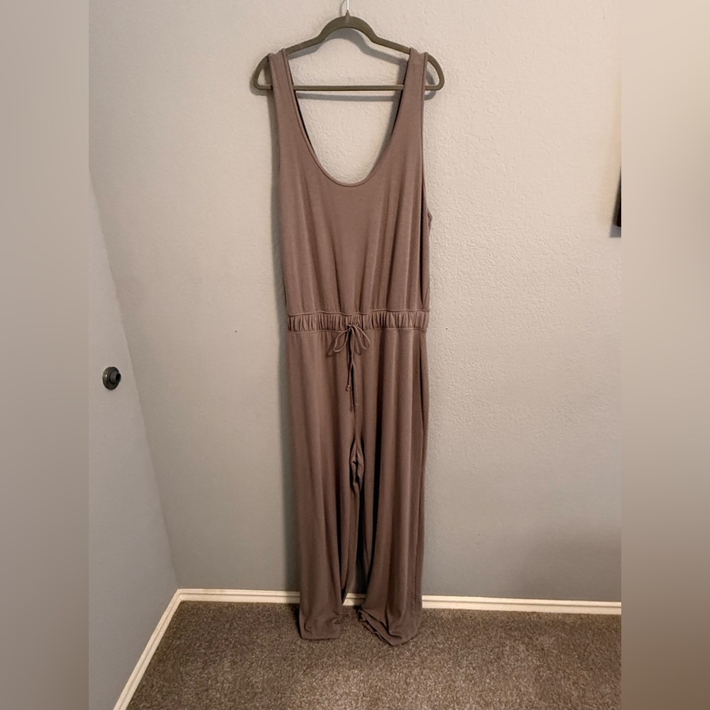 Free People Rust Wide Leg Drawstring Pants | Size L
